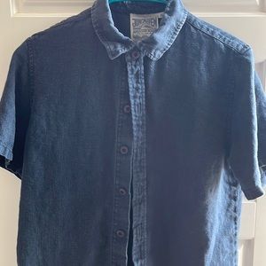 Jungmaven 100% Hemp unisex button down shirt. Size small.